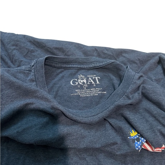 GOAT USA Freedom T-Shirt Navy Blue - Picture 6 of 8